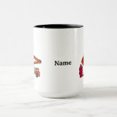 Funny Fireman Tasse Anpassen Sie es! (Zentrum)