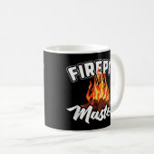 Funny Firepit Fire Pit Kaffeetasse (VorderseiteRechts)