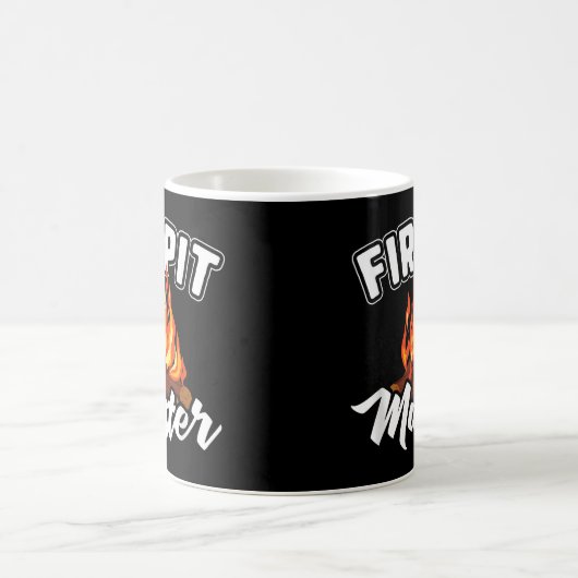 Funny Firepit Fire Pit Kaffeetasse (Mittel)