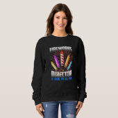 Funny Firework Director Techniker Ich führe Sie la Sweatshirt (Vorne ganz)