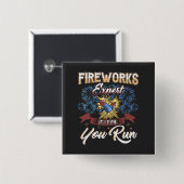 Funny Fireworks Expert Run, wenn ich Spaß führe Button (Vorne & Hinten)