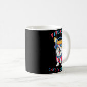 Funny Fireworks Safety Director Dog Technician Exp Kaffeetasse (VorderseiteRechts)
