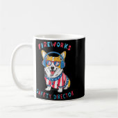 Funny Fireworks Safety Director Dog Technician Exp Kaffeetasse (Links)