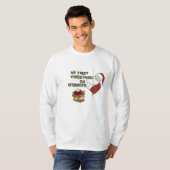 Funny First Christmas als Opa Frohe Weihnachten T-Shirt (Vorne ganz)