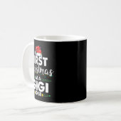 Funny First Christmas As A Gigi To Be New Gigi Xma Kaffeetasse (Vorderseite Links)