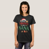 Funny First Christmas As A Nana Matching Family Xm T-Shirt (Vorne ganz)