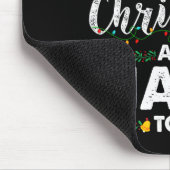 Funny First Christmas As A Nana To Be New Nana Xma Mousepad (Ecke)