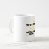 Funny First Day School Tasse - am besten als GIFT (Vorderseite Links)