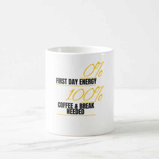 Funny First Day School Tasse - am besten als GIFT (Mittel)