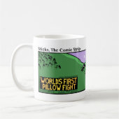 Funny First Kissen Fight Stickman Tasse - 114 (Links)