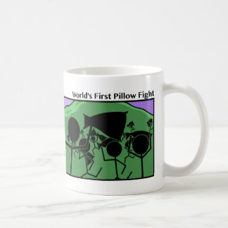Funny First Kissen Fight Stickman Tasse - 114