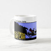 Funny First Luxury Car Stickman Tasse - 128 (Vorderseite Links)