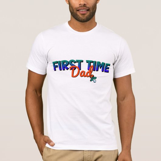 Funny First Vater T-Shirt (Vorderseite)