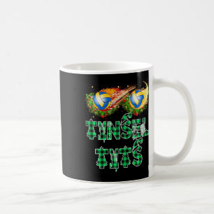 Funny First Xmas als Momma Tinsel Volleyball Mama Kaffeetasse