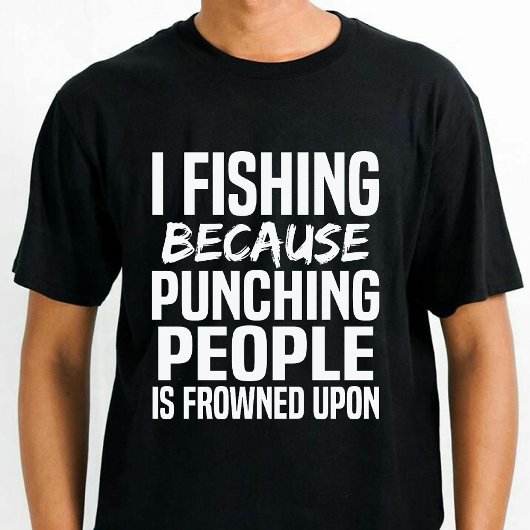 Funny Fischen und Camping Lover Vater Schwarz T-Shirt