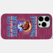 Funny Fischer Mann zitieren meine Ehefrau ist der  Case-Mate iPhone Hülle (Rückseite (Horizontal))