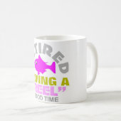 Funny Fischer-Rente Kaffeetasse (VorderseiteRechts)