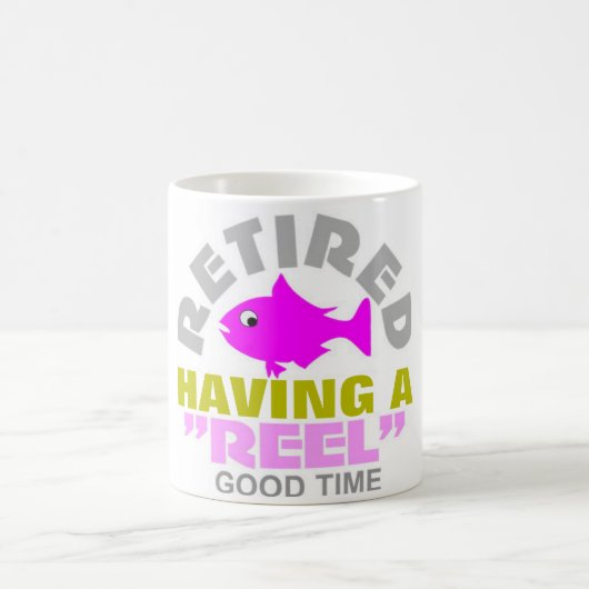 Funny Fischer-Rente Kaffeetasse (Mittel)