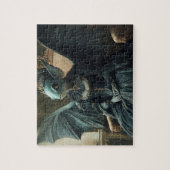 Funny Fish Bat Royalty AI Generierte Kunst Puzzle (Vertikal)