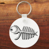 Funny fish bone - Schlüsselkette Schlüsselanhänger (Vorderseite)