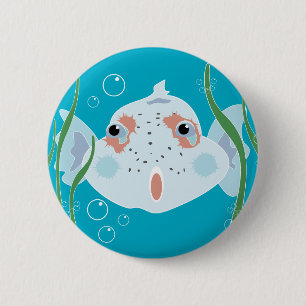 Funny Fish Button