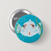 Funny Fish Button (Vorne & Hinten)
