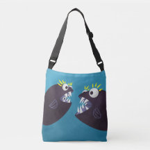 Funny Fish Design mit einer seltsamen Abbildung vo