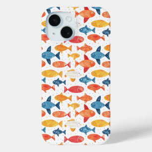Funny Fish farbiges Muster Case-Mate iPhone Hülle