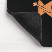 Funny Fish Le Poisson Steve Funny Meme Outfit Mousepad (Ecke)