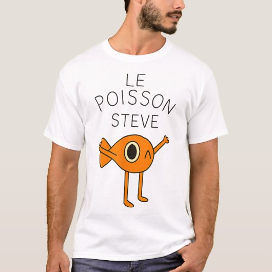 Funny Fish Le Poisson Steve für Kinder Frauen T-Shirt (Vorderseite)