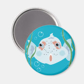 Funny Fish Magnet (Vorderseite/Rückseite)