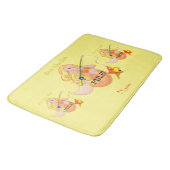 Funny Fish Meerjungfrau Girl Thunder_Cove Badematte (Schrägansicht)