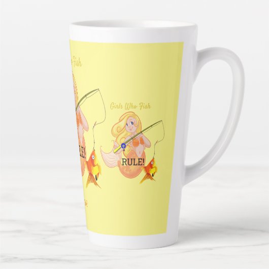 Funny Fish Meerjungfrau Girl Thunder_Cove Milchtasse (Rechts)