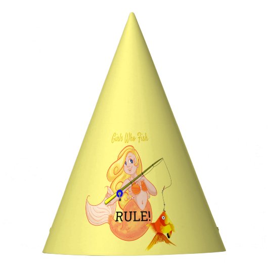 Funny Fish Meerjungfrau Girl Thunder_Cove Partyhütchen (Vorderseite)