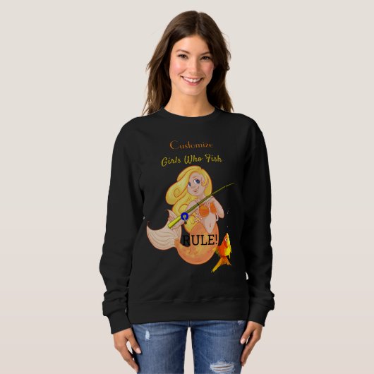 Funny Fish Meerjungfrau Girl Thunder_Cove Sweatshirt (Vorne ganz)