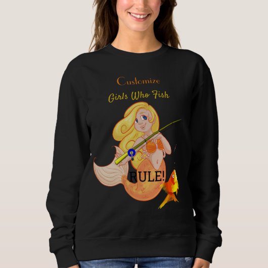 Funny Fish Meerjungfrau Girl Thunder_Cove Sweatshirt (Vorderseite)