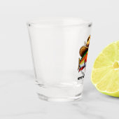 Funny Fish mit Cowboy Hat- Schnapsglas (Links)