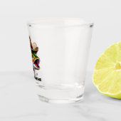 Funny Fish mit Cowboy Hat- Schnapsglas (Rechts)