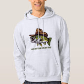 Funny Fish mit Cowboy-Hut Hoodie (Vorderseite)