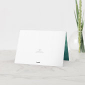 Funny Fish Monogram Hearts Valentinstag Karte (Rückseite)