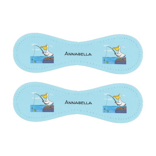 Funny Fish Pelican Cartoon Baseball (Paneele)