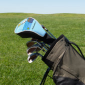 Funny Fish Pelican Cartoon Golf Headcover (In SItu)