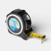Funny Fish Pelican Cartoon Maßband (Winkel)