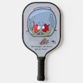 Funny Fish Story Pickleball Schläger (Rückseite)