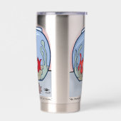 Funny Fish Story Thermobecher (Links)