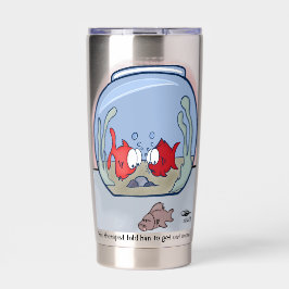 Funny Fish Story Thermobecher
