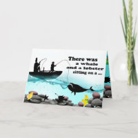 Funny Fisherman Birthday Card