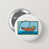 Funny Fisherman Button (Vorne & Hinten)