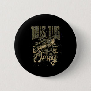 Funny Fisherman Geschenkidee Dieser Umarmung ist m Button