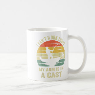 Funny Fisherman, ich kann heute nicht arbeiten, me Kaffeetasse